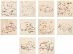 Набор заготовок деревянных для выжигания - Фото 6