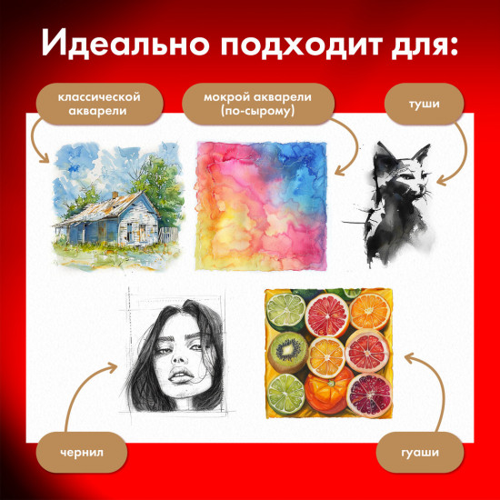 Набор бумаги для акварели