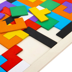 Головоломка развивающая деревянная «Тетрис» - Фото 6