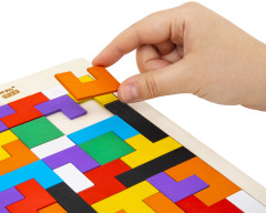 Головоломка развивающая деревянная «Тетрис» - Фото 9