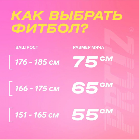Мяч гимнастический