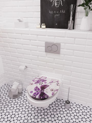 Сиденье для унитаза «Бабочки» - Фото 1