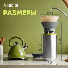 Кофеварка портативная капельная Cuppamoka - Фото 6