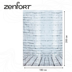 Штора для ванной с утяжелителем «Лофт» - Фото 2