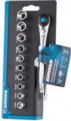 Набор головок торцевых с трещоткой - Фото 3