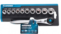 Набор головок торцевых с трещоткой - Фото 3