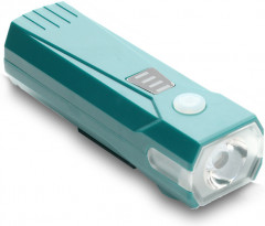 Фонарь велосипедный передний водонепроницаемый с сигналом - Фото 2