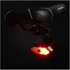 Фонарь для велосипеда светодиодный с поворотниками и звуковым сигналом - Фото 2