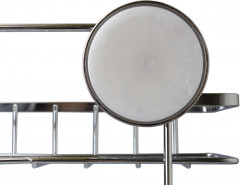 Полка настенная двухъярусная на присосках W6753-24 - Фото 5