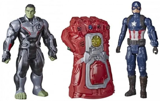 Интерактивный набор «Avengers: Халк, Капитан Америка и Рука-Перчатка Бесконечности»