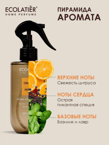 Спрей для дома ароматический «Orange & Pepper»