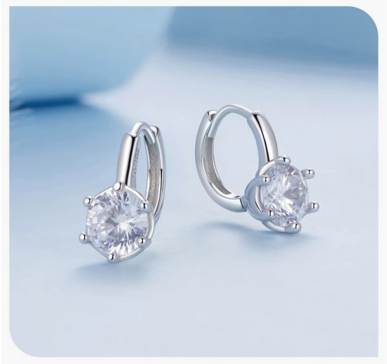 Серьги из серебра «Cristal»