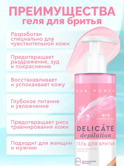Гель для бритья «Delicate Depilation»