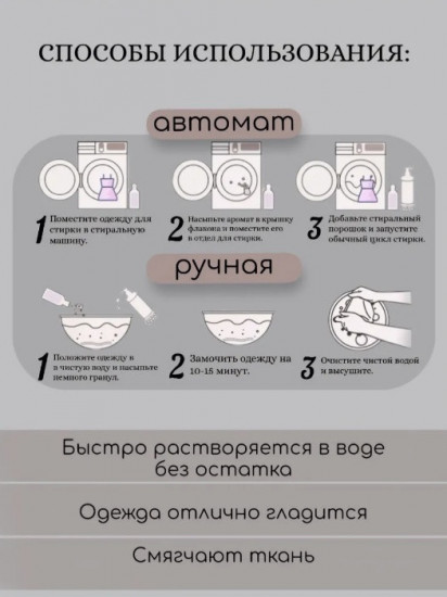 Парфюм для белья в гранулах «Fresh»