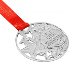 Медаль с лентой под нанесение «Ты звезда» - Фото 2