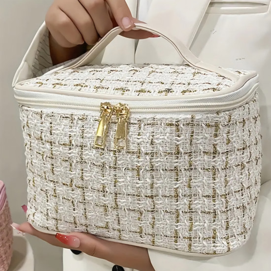 Косметичка из твида «Chanel ecru»