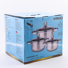 Набор кастрюль с крышками «Virgo» - Фото 5