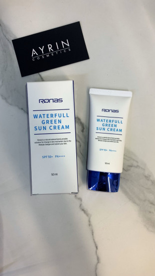 Крем для лица солнцезащитный «Waterfull Green Sun Cream» SPF 50+ PA++++
