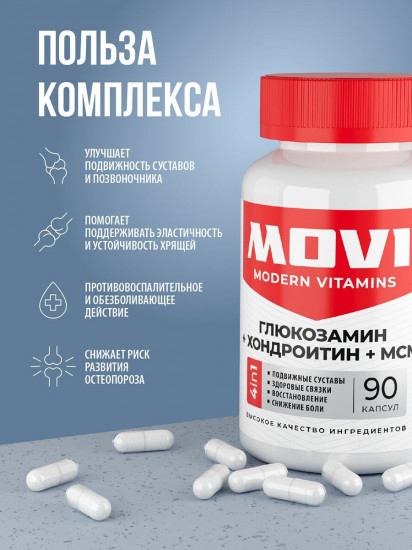 Капсулы «Глюкозамин, хондроитин, МСМ»