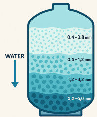 Стеклянный песок для фильтра бассейна - Фото 3