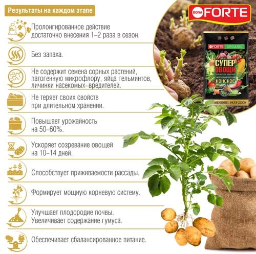 Удобрение конское «Супер овощи»