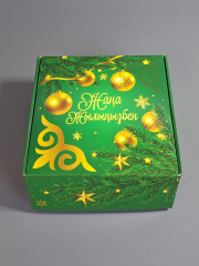 Набор коробок подарочных новогодних - Фото 2