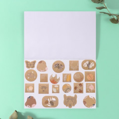 Наклейки в книжке с фонами «Классика и акварель» - Фото 6