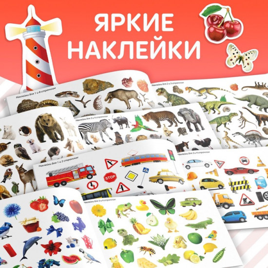 Набор альбомов с наклейками «Обучающие»