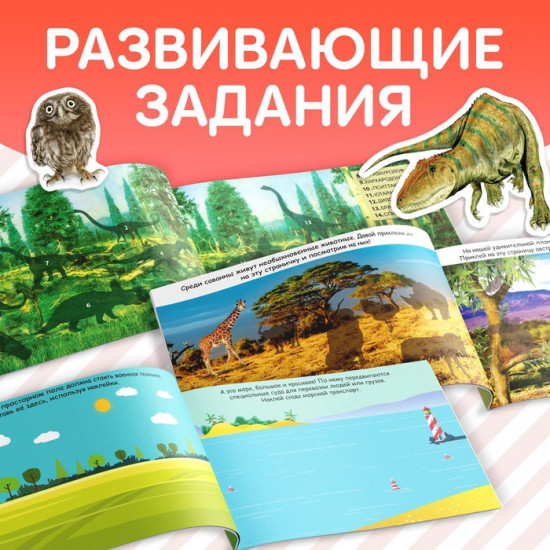 Набор альбомов с наклейками «Обучающие»
