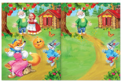 Наклейки обучающие «Сказки» 12 стр. - Фото 1