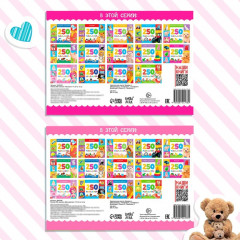 250 наклеек набор «Для девочек», 2 шт. по 8 стр. - Фото 5