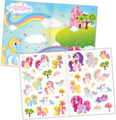 Многоразовые наклейки набор «Для девочек», А4, 2 шт. - Фото 3