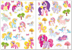 Многоразовые наклейки набор «Для девочек», А4, 2 шт. - Фото 4