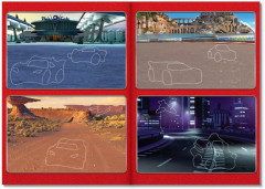 Наклейки многоразовые в альбоме «Тачки», 2 шт., формат А4, Дисней - Фото 2