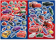 Наклейки многоразовые в альбоме «Тачки», 2 шт., формат А4, Дисней - Фото 3