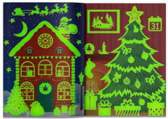 Книги новогодние набор «Светящиеся картинки», 2 шт. - Фото 4