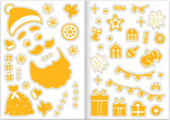 Книги новогодние набор «Светящиеся картинки», 2 шт. - Фото 5