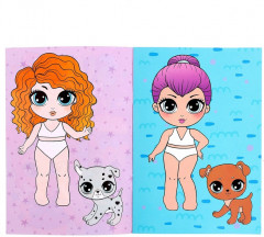 Альбом наклеек «Super куколки и их питомцы», 100 стикеров - Фото 1