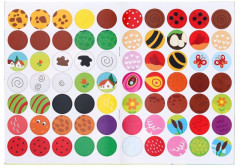 Наклейки-кружочки набор «Знакомимся с животными», 3 шт. по 16 стр. - Фото 4