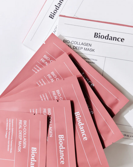 Набор масок для лица «Collagen Real Deep Mask 5-Pack»