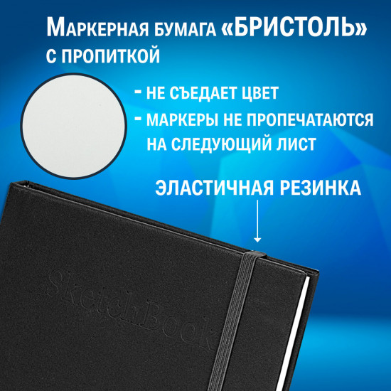Скетчбук для графики и маркеров