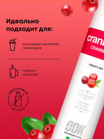 Концентрат для напитков «Клюква»