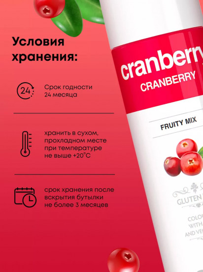 Концентрат для напитков «Клюква»