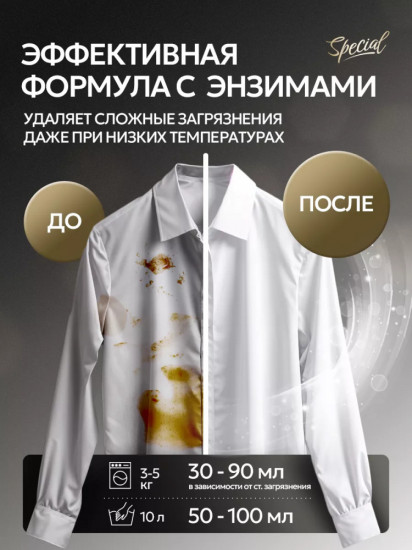 Гель для стирки парфюмированный «Black Pepper»