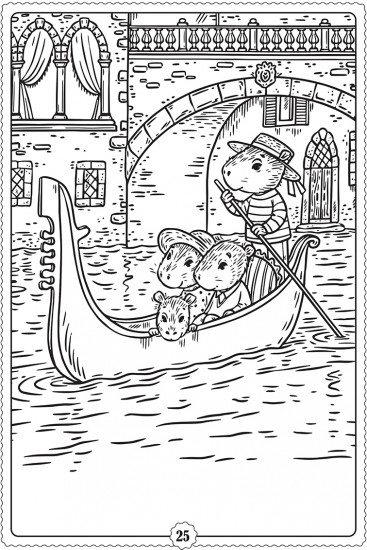 Раскраска «Capybara Life»