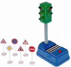 Набор игровой «Светофор и дорожные знаки» - Фото 1