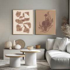 Набор постеров интерьерных «Qobyz» - Фото 1