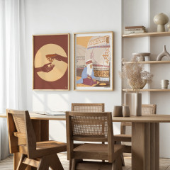 Набор постеров интерьерных «Aialy alaqany» - Фото 1