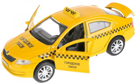Машина металлическая «Skoda Octavia Такси»