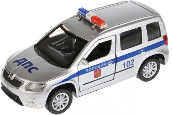 Машина металлическая «Skoda Yeti Полиция»